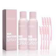 2pcs Hair Identifier Spray for Face Shaving, Skin Body Hair Identifying Spray With Razors,Hair identifier for Face Dermapl...