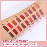 Matte Liquid Lipstick,Dark Purple Liquid Lip Stains, Long Lasting Waterproof Lip Gloss Makeup, Velvet Non-Stick Cup Lips S...