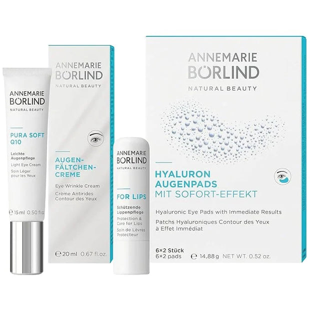ANNEMARIE BÖRLIND Hyaluronic Acid Under Eye Mask – Vegan Eye Patches for Puffy Eyes with Tremella and Konjac Root– Remove ...