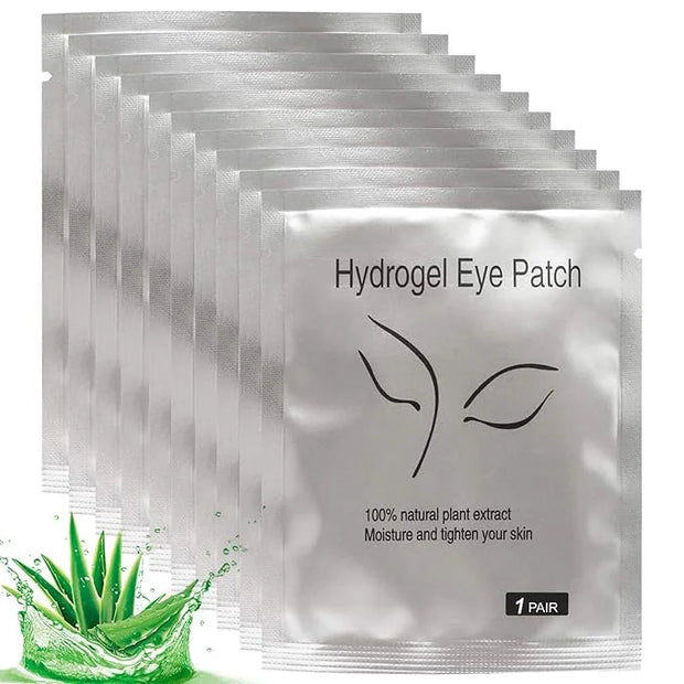 50 Pairs Under Eye Pads, Eyelash Extension Gel Patches, Lint Free DIY False Lash Extension Beauty Makeup Hydrogel Gel Eye ...
