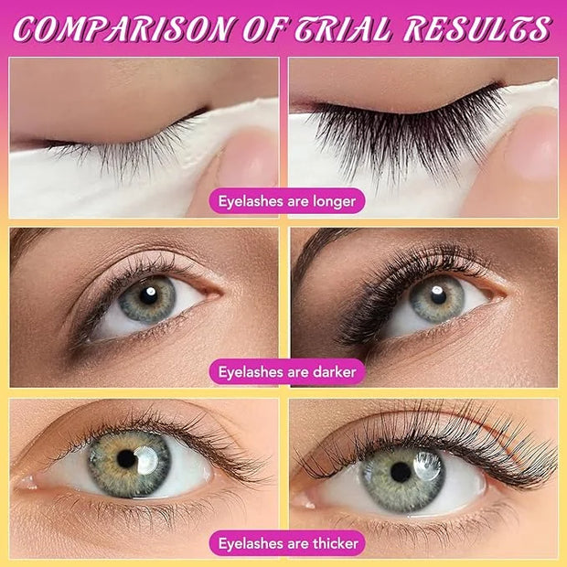 Lash Serum - 5ml Rapid Eyelash Growth Serum,eyelash serum,Growth Thickness, Stronger, Healthier Lashes & Brows, Vegan & Cr...