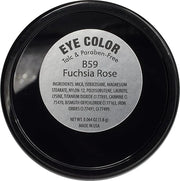 Fuchsia Rose Deep Pink Red Shimmer Opaque Pressed Powder Single Vegan Eyeshadow; Talc, Paraben & Cruelty Free - Product Image