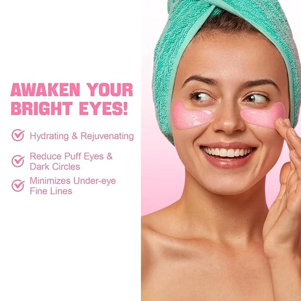 ZealSea Under Eye Patches for Puffy Eyes and Dark Circles (Collagen, 20pairs), Anti-wrinkle Patches, Eye Bags Remover for ...