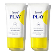 Supergoop! PLAY Everyday SPF 30 Lotion - 2.4 oz, Pack of 2 - Broad Spectrum Body & Face Sunscreen for Sensitive Skin - Wat...