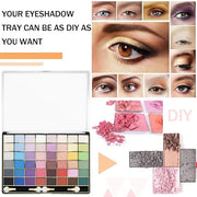 3 Pcs Large Empty Magnetic Eyeshadow Palette Cosmetics