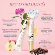ANAI RUI Rose Caffeine Eye Cream for Dark Circles, Mother's Day Gift for Women, Anti-Aging Eye Cream with Retinol, Collage...