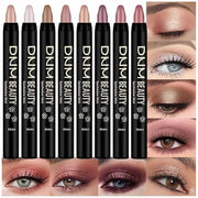 evpct 8Pcs Cream Eye Shadow Brightener Sticks Makeup Sets, Champagne Pearl Bronze Putty Sand Orchid Rose Gold Shimmer Matt...