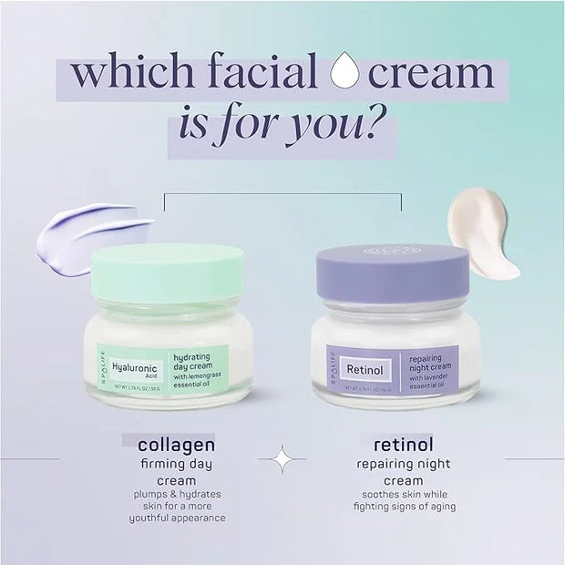 SpaLife Repairing Night Face Cream – For Fine Lines, Wrinkles, Dull Skin, Uneven Tone & Loss of Elasticity with Witch Haze...