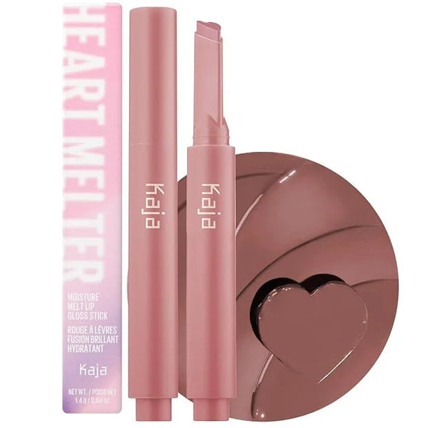Kaja Lip Gloss - Heart Melter | High-shine, Glossy Finish, Moisturize, 07 Let's Chill, 0.04 Oz - Product Image