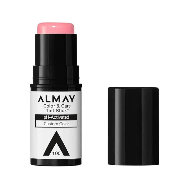 Almay Lip and Cheek Tint, Color & Care Tint Stick, Multi-Use Moisturizing Blush and Lip Color, Dewy Finish, 100 Natural Fl...
