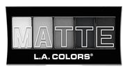 L.A. COLORS 5 Color Matte Eyeshadow Palette, Black Lace CEM475 - Product Image