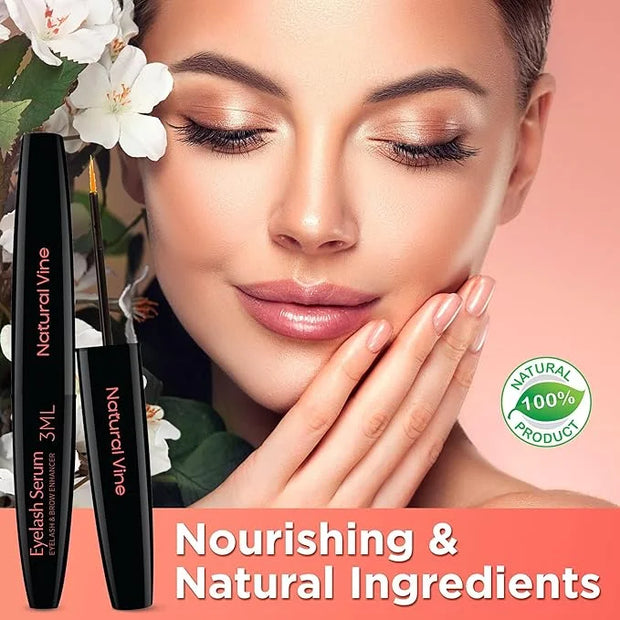 Natural Vine Eyelash Growth Serum: Lash Enhancing Serum with Advanced Formula to Boost Longer Fuller and Thicker Looking L...