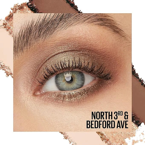 Maybelline New York Shadow Blocks Shadow Blocks Eyeshadow Palette, Stacked Eye Shadow Trio, North 3rd & Bedford Ave, 0.08 ...