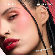 Blush Cheek Apricot Color Mini - Blendable Natural Blush Powder - Enhances & Defines Shapes & Features - Shading & Contour...