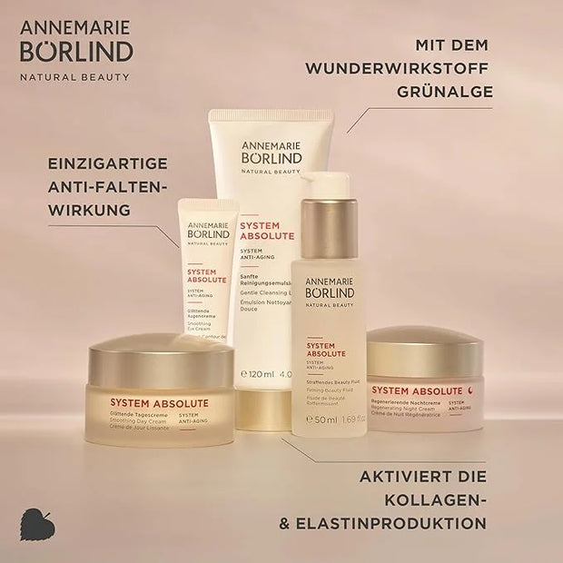 ANNEMARIE BÖRLIND - SYSTEM ABSOLUTE Smoothing Eye Cream - Vitamin C, Darutoside and Caffeine Eye Wrinkle Smoothing - Tones...