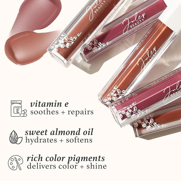 Julep So Plush Hydrating Lip Gloss – High-Shine, Non-Sticky Lip Color - Vitamin E for Soothing & Repair – Cruelty-Free, Mo...