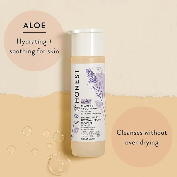 The Honest Company 2-in-1 Cleansing Shampoo + Body Wash | Gentle for Baby | Naturally Derived, Tear-free, Hypoallergenic |...