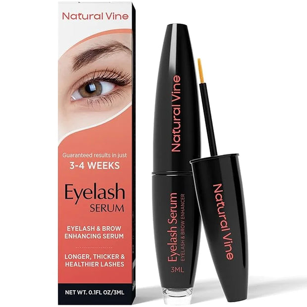Natural Vine Eyelash Growth Serum: Lash Enhancing Serum with Advanced Formula to Boost Longer Fuller and Thicker Looking L...