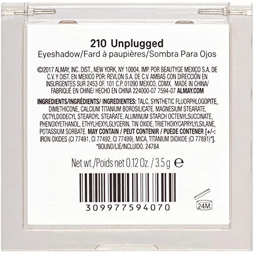 Almay Shadow Squad, 210 Unplugged, 1 count, eyeshadow palette, Gel,Powder - Product Image