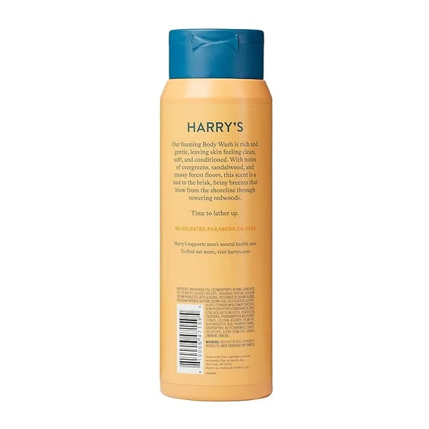 Harry's Body Wash for Men, Redwood, 16 Fl Oz (Pack of 4) - Packaging May Vary - Product Image