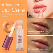 Queen Cosmetics Lip Plumper Gloss, 0.5 (Glazed