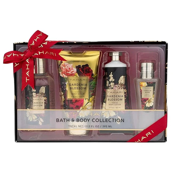 Tahari Vanilla Jasmine Spa Gift Set for Women – Luxurious Bath Kit with Body Lotion, Body Wash, Hand Cream & Body Mist – P...