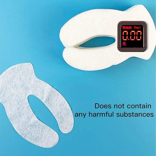 Eye Compressed Paper Sheet, U Shape Cotton Disposable Under Eye Sheet 200pcs, Eye Compressed Sheet, Soft for SPA - Product...