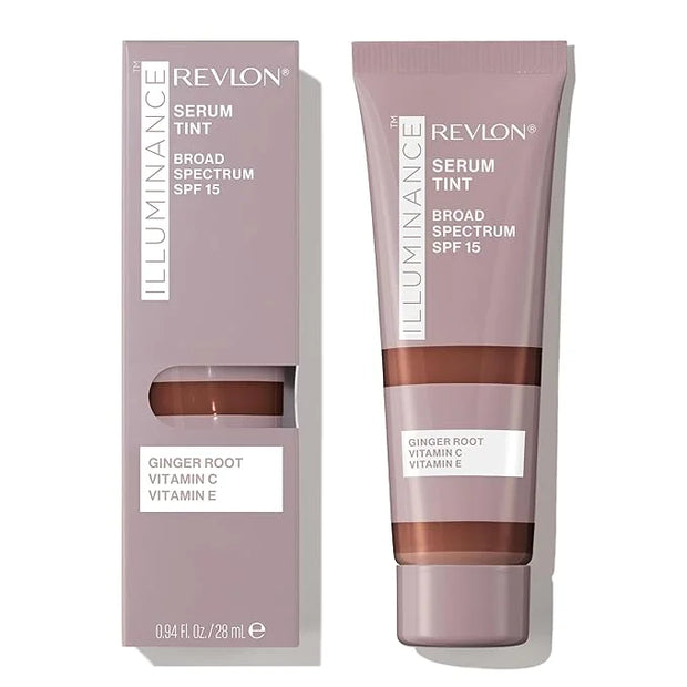 Revlon Illuminance Tinted Serum, Triple Hyaluronic Acid, Evens Out Skin Tone Over Time and Hydrates All Day, SPF 15, 605 R...