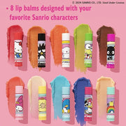 Lip Smacker Sanrio Hello Kitty and Friends 8-Piece Flavored Lip Balm, My Melody, Little Twin Stars, and Chococat, Hydratin...
