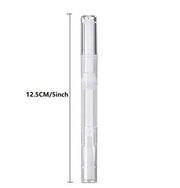 3 Pack 3 ml Transparent Twist Pens Empty Nail Oil Pen with Brush Tip, Cosmetic Lip Gloss Container Applicators Eyelash Gro...