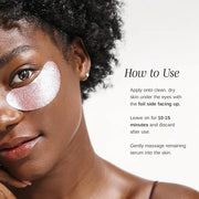 Wander Beauty Baggage Claim - Rose Gold Foil Under Eye Patches For Dark Circles and Puffiness - Under Eye Mask Depuffs & F...