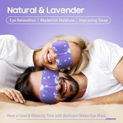 30Packs Steam Eye Mask, Heated Eye Mask Warm Compress for Eyes, Self Heating Warm Eye Masks Disposable Steam Mask for Home...