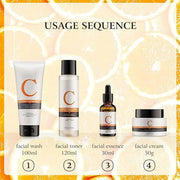 Vitamin C Skin Care Sets & Kits, Skincare Gift Set for Teenage Girls, Women Beauty Gift Sets Skin Care Kit with Cleanser,T...