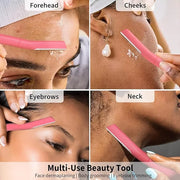 Face Razors for Women, Dermaplane Razor for Women Face, Eyebrow Razor, Facial Razors, Dermaplaning Tool, Gentle Skin Exfol...