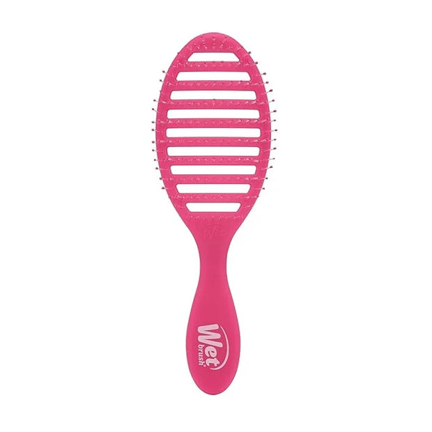 Wet Brush Speed Dry Hair Brush, Pink Frost - Vented Design & Soft HeatFlex Bristles Are Blow Dry Safe - Ergonomic Handle M...