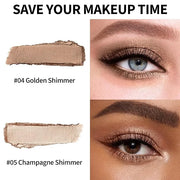 FV Waterproof Eyeshadow Stick Duo,Long-Lasting Cream Eye Shadow Makeup Sets, High Pigmented Eyeshadow Pencil with Shimmer ...