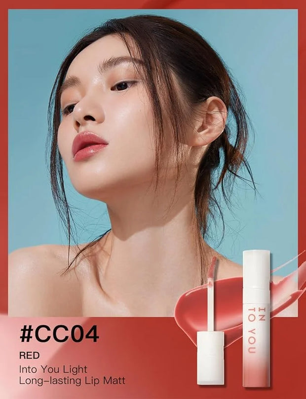 INTO YOU Lip Gloss Coco Liquid Moisturizing Lipstick Long Lasting Lip Stick Lip Stain Makeup Glitter Shine Non-sticky Lips...