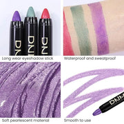 Kaely 2Pcs Cream Eyeshadow Sticks Set for Eyes Waterproof,Purple Shimmer Eye shadow Stick Pencil Pen Bulk sombras en crema...