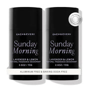 Each & Every Aluminum Free Deodorant for Women & Men, Lavender & Lemon - All Natural Deodorant for Sensitive Skin, EWG Ver...