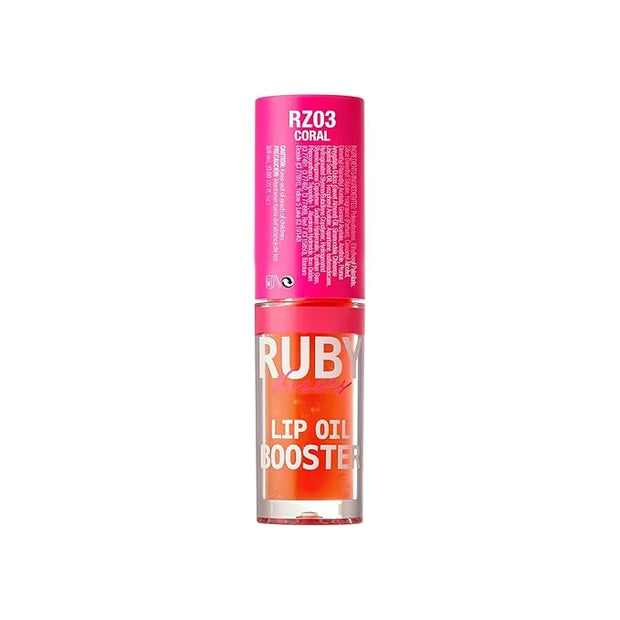 Ruby Kisses Lip Oil Booster, Hydrating Lip Gloss with Nourishing Natural Oil Blend, Jumbo Wand for Easy Application, Non-S...