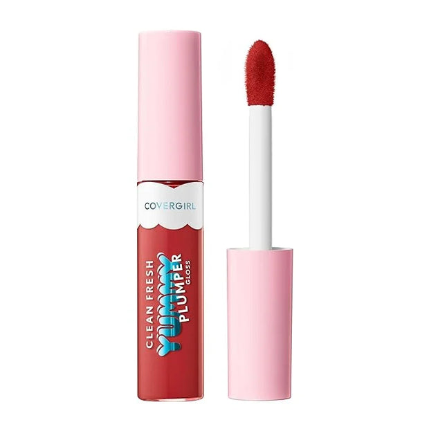 Covergirl Clean Fresh Yummy Plumper Lip Gloss, 920 S-Mitten With You, Shiny, Vegan Formula, Easy to Apply, Minty Flavor, 0...