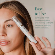 Hylunia Intensive Repair Eye Cream – Hydrating & Firming with Peptides, Vitamin C & Hyaluronic Acid – Reduces Dark Circles...
