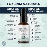 Hyaluronic Acid Face Serum - Hydrating Anti Wrinkle Anti Aging Facial Serum - With Vitamin C and E, Green Tea, Jojoba Oil ...