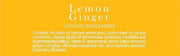 Lemon Ginger Lip Balm Collection, Vegan Lips,