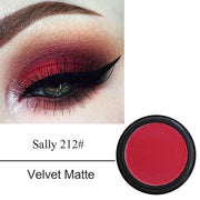 Erinde Single Red Matte Eyeshadow Palette, High Pigmented Eye Shadow Powder, Long Lasting, Ultra-Blendable, Intense Color ...