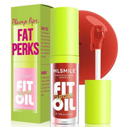 4 Colors Fat Oil Lip Gloss, Lip Oil Lip Glaze Hydrating Lip Glow Oil Big Brush Head Moisturizing Lip Gloss, Shiny Transpar...
