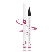Longwear Liquid Lip Liner, Matte Lip Tint Stain Marker Pen, 2 in1 Liquid Lipstick & Lip Liner Pencil, Long Lasting Waterpr...