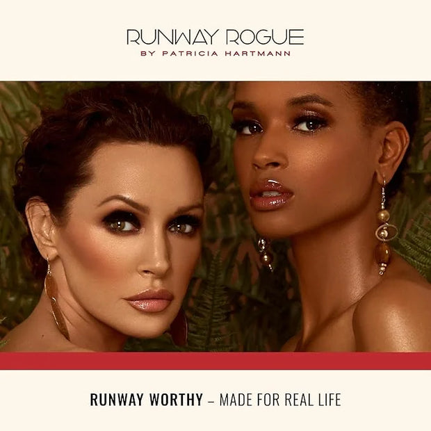 Runway Rogue LuxGloss Lip Gloss, High-Pigment Shimmery Muted-Rose Lip Gloss, ‘Strike a Pose’ - Product Image