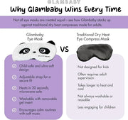 GlamBaby Eye Care - Unbearable Bump™ Eye Mask - Stye Mask for Kids - One Heat and Cooling mask - Microwave Safe - Product ...