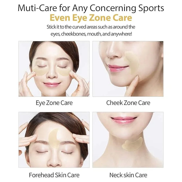 [K Beauty Snp] 24K Gold Firming Eye Patch | 11,900mg of Collagen with 24K Gold | Tightening and Hydrating for All Skin | U...